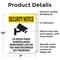 Signmission 24 Hour Video Surveillance With Symbol OSHA Security Notice Sign, Vinyl Decal, 7in W x 10in L, 2PK OS-2PACK-SN-D-710-V-11692 - alternate 6